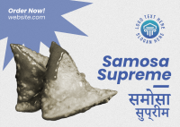 Supreme Samosa Postcard