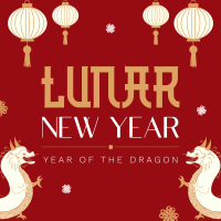 Lucky Lunar New Year Instagram Post