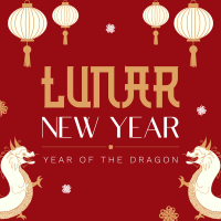 Lucky Lunar New Year Instagram Post Image Preview