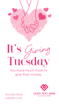 Giving Tuesday Hand TikTok Video