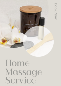 Massage at your Home Flyer