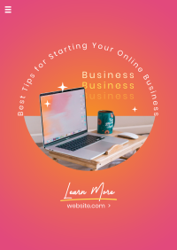 Into Online Business Flyer