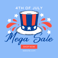 Festive Sale for 4th of July Linkedin Post