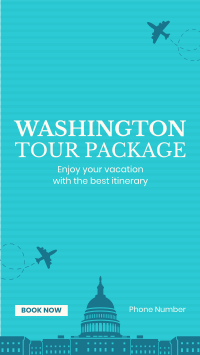 Washington Travel Package Facebook Story