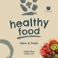 Fresh Healthy Foods Instagram Post Image Preview