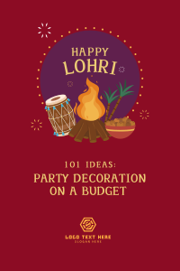 Lohri Party Decoration Pinterest Pin