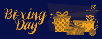 Boxing Day Presents Facebook Cover Image Preview