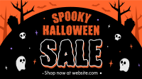 Spooky Ghost Sale Facebook Event Cover