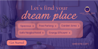 Find Your Dream Place Twitter Post