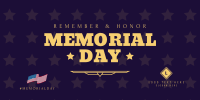 Remember & Honor Twitter Post Design