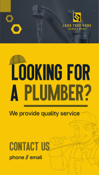 Professional Plumbing Instagram Story