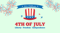 4th of July Hat Facebook Event Cover