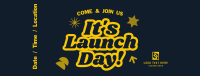 It's Launch Day Facebook Cover Image Preview