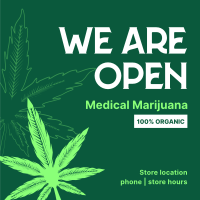 Order Organic Cannabis Instagram Post