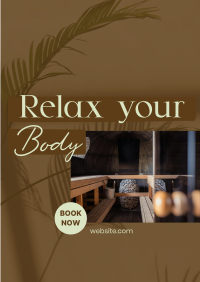 Relaxing Body Massage Flyer