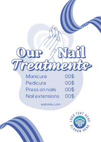 Nail Treatments List Flyer