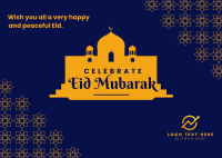 Celebrate Eid Mubarak Postcard