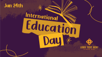 Education Day Awareness Animation