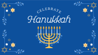 Hannukah Celebration Facebook Event Cover