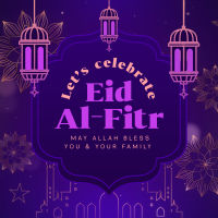 Eid Al-Fitr Celebration Instagram Post Design