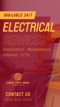 Electrical Repair and Maintenance Facebook Story