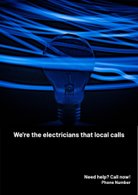 Electric Service Poster