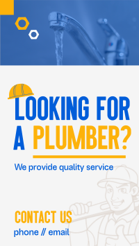 Professional Plumbing Instagram Story