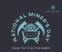 Miners Day Celebration Facebook Post