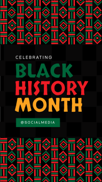 Black History Celebration Facebook Story