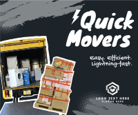 Lightning Fast Movers Facebook Post