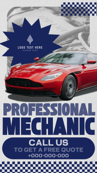 Modern Professional Mechanic Facebook Story Image Preview