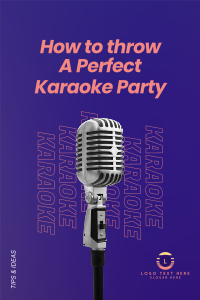 Cool Karaoke Party Ideas Pinterest Pin