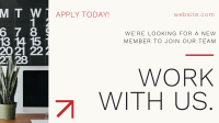 Classic Minimalist Hiring Animation