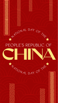 Simple National Day China Facebook Story