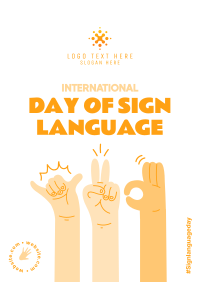 Sign Language Flyer