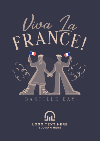 Wave Your Flag this Bastille Day Poster