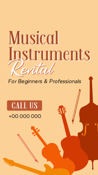 Music Instrument Rental TikTok Video