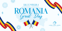 Romanian Great Day Twitter Post