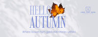 Cozy Autumn Greeting Facebook Cover