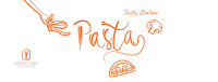 Italian Pasta Script Facebook Cover Image Preview