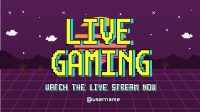 Retro Live Gaming Animation