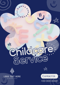 Doodle Childcare Service Flyer