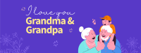 Grandparents Day Letter Facebook Cover Design