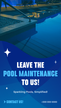 Pool Maintenance Service Facebook Story