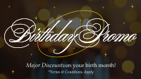 Birthday Promo Animation