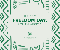 Freedom Day Patterns Facebook Post