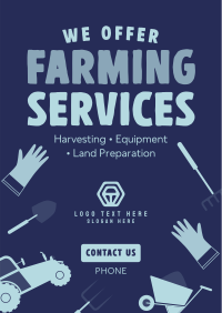 Trusted Farming Service Partner Poster