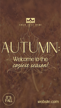 Warm Autumn Greetings Facebook Story