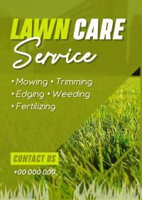 Lawn Care Maintenance Flyer