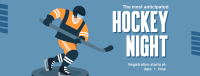 Winter Ice Hockey Facebook Cover